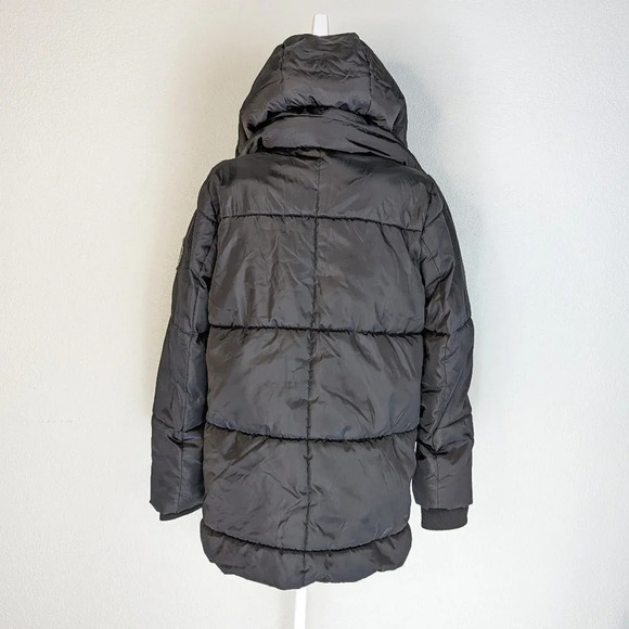 Madden NYC Ski Jacket/Puffer Jacket with Pockets, side zipper, Black Size S/P - Picture 9 of 10